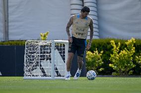 Press Conference With The Argentina Coach And Training Session. South American Qualifiers