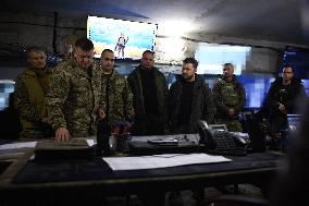 Zelensky Visits Frontlines - Ukraine