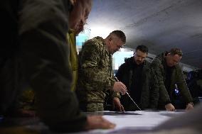 Zelensky Visits Frontlines - Ukraine