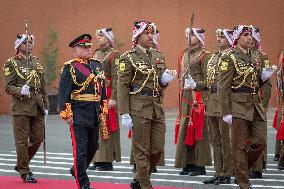 Royals At The Kings Speech from the Throne - Amman