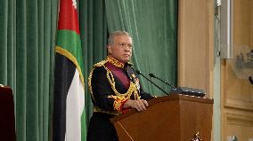 Royals At The Kings Speech from the Throne - Amman