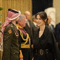 Royals At The Kings Speech from the Throne - Amman