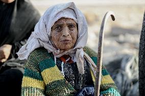 Displaced Palestinians Fleeing Beit Lahia - Northern Gaza