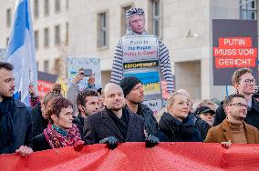 Yulia Navalnaya Joins Russian Opposition Rally - Berlin