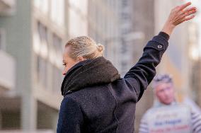 Yulia Navalnaya Joins Russian Opposition Rally - Berlin