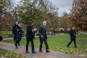 PM Barnier At 40th Food Distribution Restos Du Coeur Campaign Launch - Gennevilliers