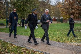 PM Barnier At 40th Food Distribution Restos Du Coeur Campaign Launch - Gennevilliers