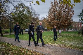 PM Barnier At 40th Food Distribution Restos Du Coeur Campaign Launch - Gennevilliers