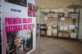 40th Food Distribution Restos Du Coeur Campaign Launch - Gennevilliers