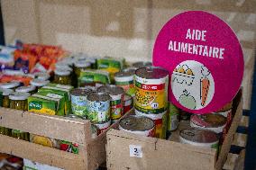 40th Food Distribution Restos Du Coeur Campaign Launch - Gennevilliers