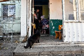 Evacuation of multi-child family from frontline Uspenivka in Zaporizhzhia region