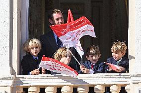 NO TABLOIDS - Monaco National Day Celebrations - Balcony