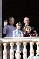 NO TABLOIDS-Monaco National Day Celebrations-Balcony DN