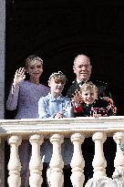 NO TABLOIDS-Monaco National Day Celebrations-Balcony DN