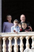 NO TABLOIDS-Monaco National Day Celebrations-Balcony DN