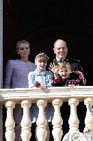 NO TABLOIDS-Monaco National Day Celebrations-Balcony DN