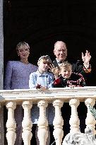 NO TABLOIDS-Monaco National Day Celebrations-Balcony DN