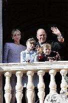 NO TABLOIDS-Monaco National Day Celebrations-Balcony DN