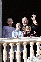 NO TABLOIDS-Monaco National Day Celebrations-Balcony DN