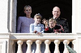 NO TABLOIDS-Monaco National Day Celebrations-Balcony DN