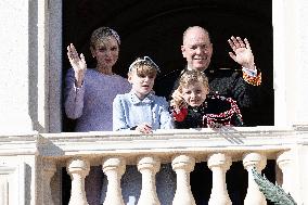 NO TABLOIDS-Monaco National Day Celebrations-Balcony DN