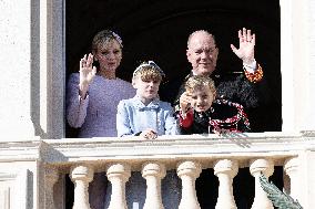 NO TABLOIDS-Monaco National Day Celebrations-Balcony DN