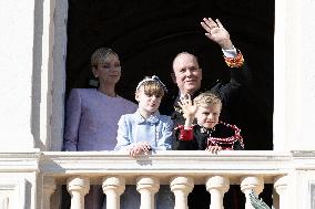 NO TABLOIDS-Monaco National Day Celebrations-Balcony DN