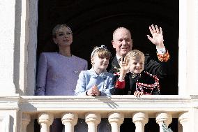 NO TABLOIDS-Monaco National Day Celebrations-Balcony DN