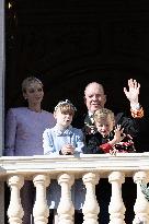 NO TABLOIDS-Monaco National Day Celebrations-Balcony DN