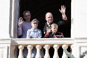 NO TABLOIDS-Monaco National Day Celebrations-Balcony DN