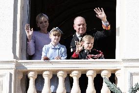 NO TABLOIDS-Monaco National Day Celebrations-Balcony DN