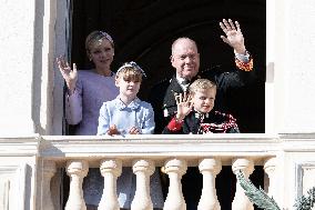 NO TABLOIDS-Monaco National Day Celebrations-Balcony DN