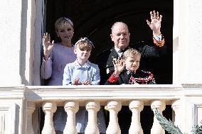 NO TABLOIDS-Monaco National Day Celebrations-Balcony DN