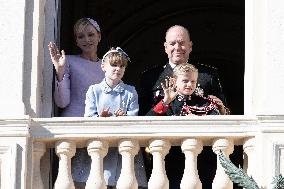 NO TABLOIDS-Monaco National Day Celebrations-Balcony DN