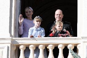 NO TABLOIDS-Monaco National Day Celebrations-Balcony DN