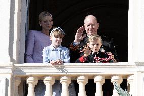 NO TABLOIDS-Monaco National Day Celebrations-Balcony DN