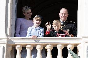 NO TABLOIDS-Monaco National Day Celebrations-Balcony DN