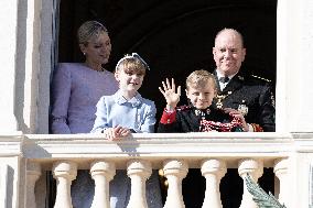 NO TABLOIDS-Monaco National Day Celebrations-Balcony DN