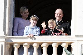 NO TABLOIDS-Monaco National Day Celebrations-Balcony DN