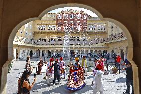 Tourists During Jaipur Foundation Day