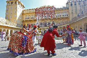 Tourists During Jaipur Foundation Day