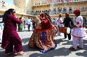 Tourists During Jaipur Foundation Day