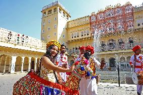 Tourists During Jaipur Foundation Day