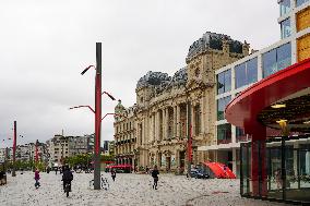 Daily Life At Metro Station Antwerp, Belgium