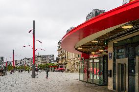 Daily Life At Metro Station Antwerp, Belgium