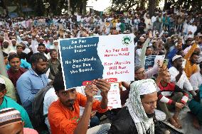 WAQF Amendment Bill 2024 Protest In Kolkata, India