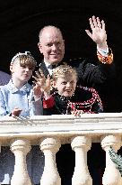 NO TABLOIDS-Monaco National Day Celebrations-Balcony DN