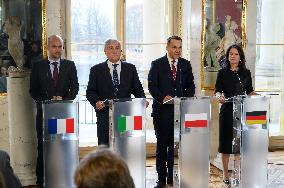 Meeting Of EU's Foreign Affairs Ministers In Warsaw