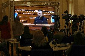 Volodymyr Zelenskyy delivers speech in Verkhovna Rada