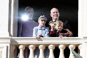 NO TABLOIDS-Monaco National Day Celebrations-Balcony DN